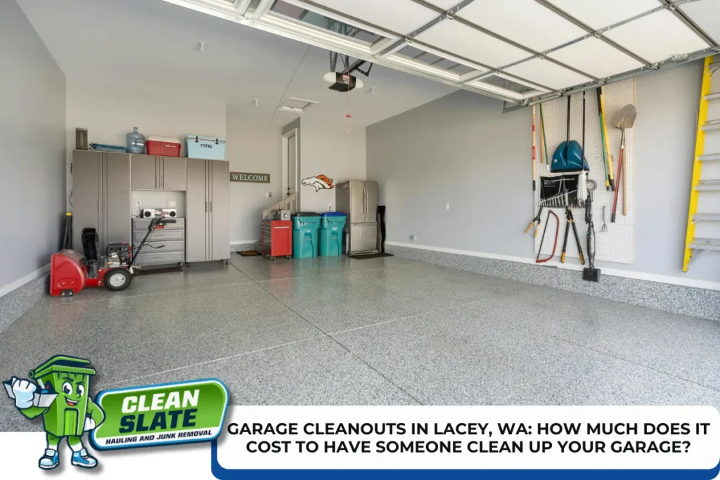 Garage Cleanouts in Lacey, WA How Much Does It Cost to Have Someone Clean Up Your Garage