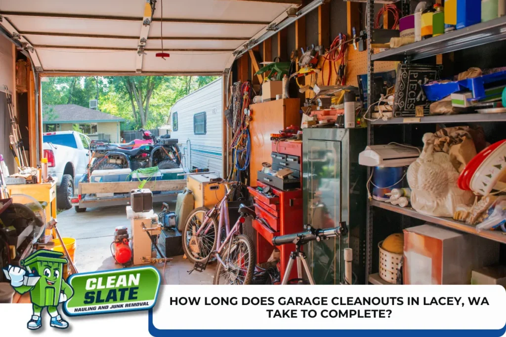 How Long Does Garage Cleanouts in Lacey, WA Take to Complete?