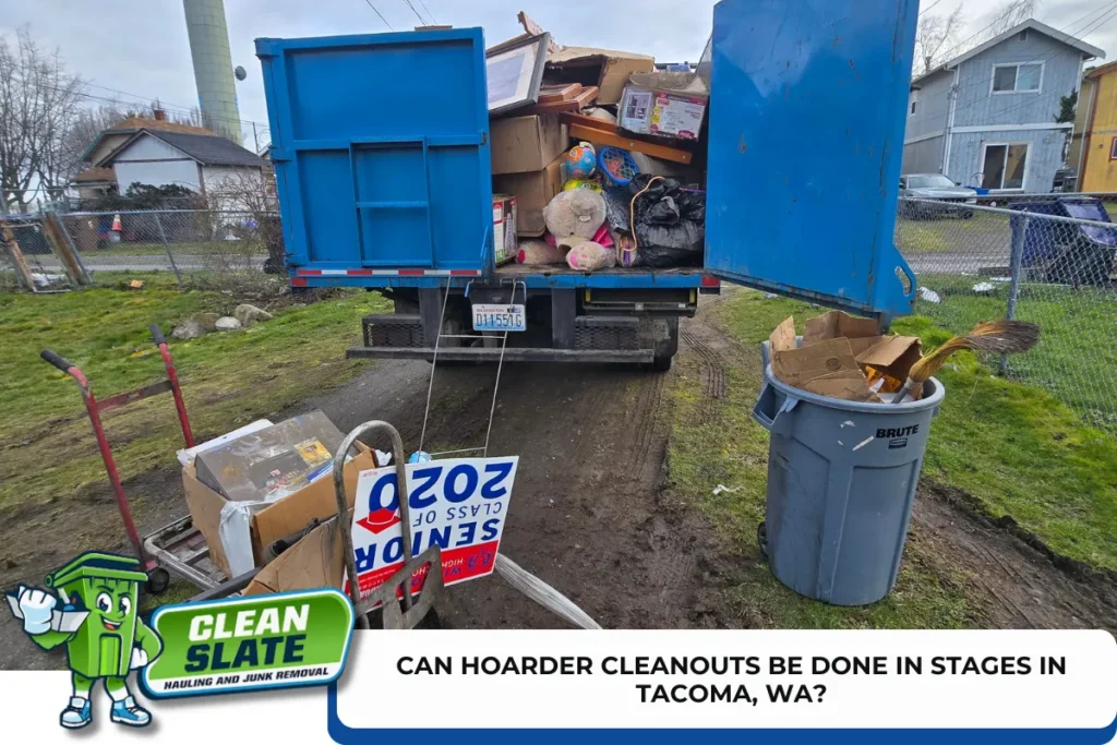 Can Hoarder Cleanouts Be Done in Stages in Tacoma, WA