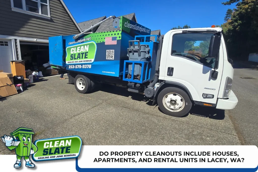 Do Property Cleanouts Include Houses, Apartments, and Rental Units in Lacey, WA