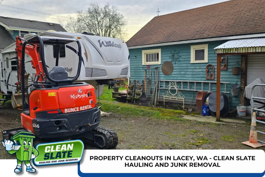 Property Cleanouts in Lacey, WA - Clean Slate Hauling and Junk Removal