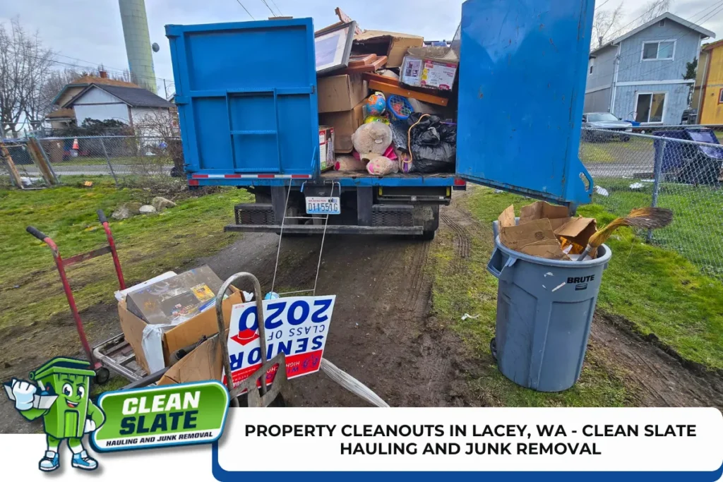 Property Cleanouts in Lacey, WA - Clean Slate Hauling and Junk Removal
