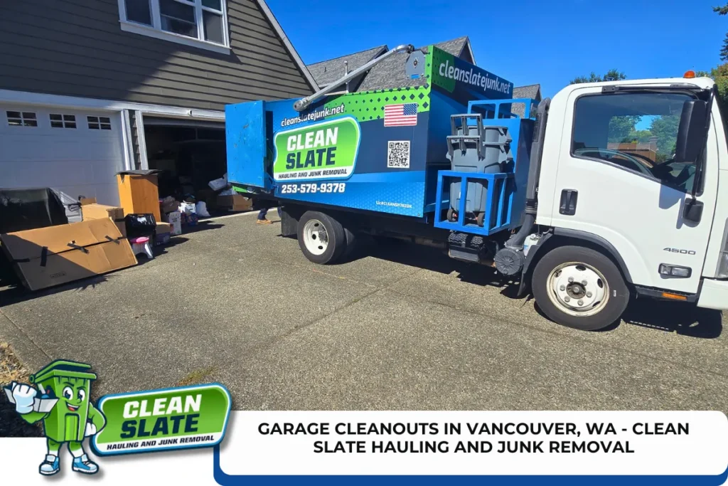Garage Cleanouts in Vancouver, WA - Clean Slate Hauling And Junk Removal