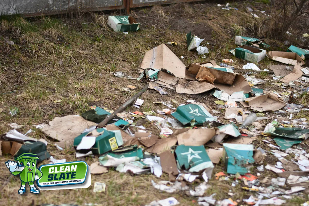 What Types of Garage Cardboard and Packing Materials Can Be Hauled Away?